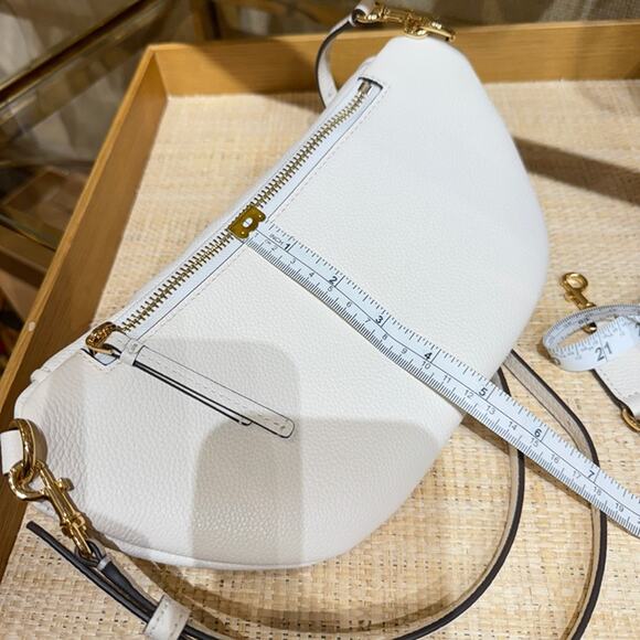 Tory Burch Thea Belt Bag 165917 Pebbled Leather - Picture 10 of 12